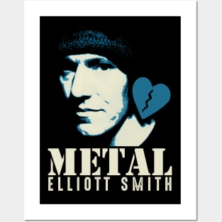 Elliott Smith Heart Metal Posters and Art